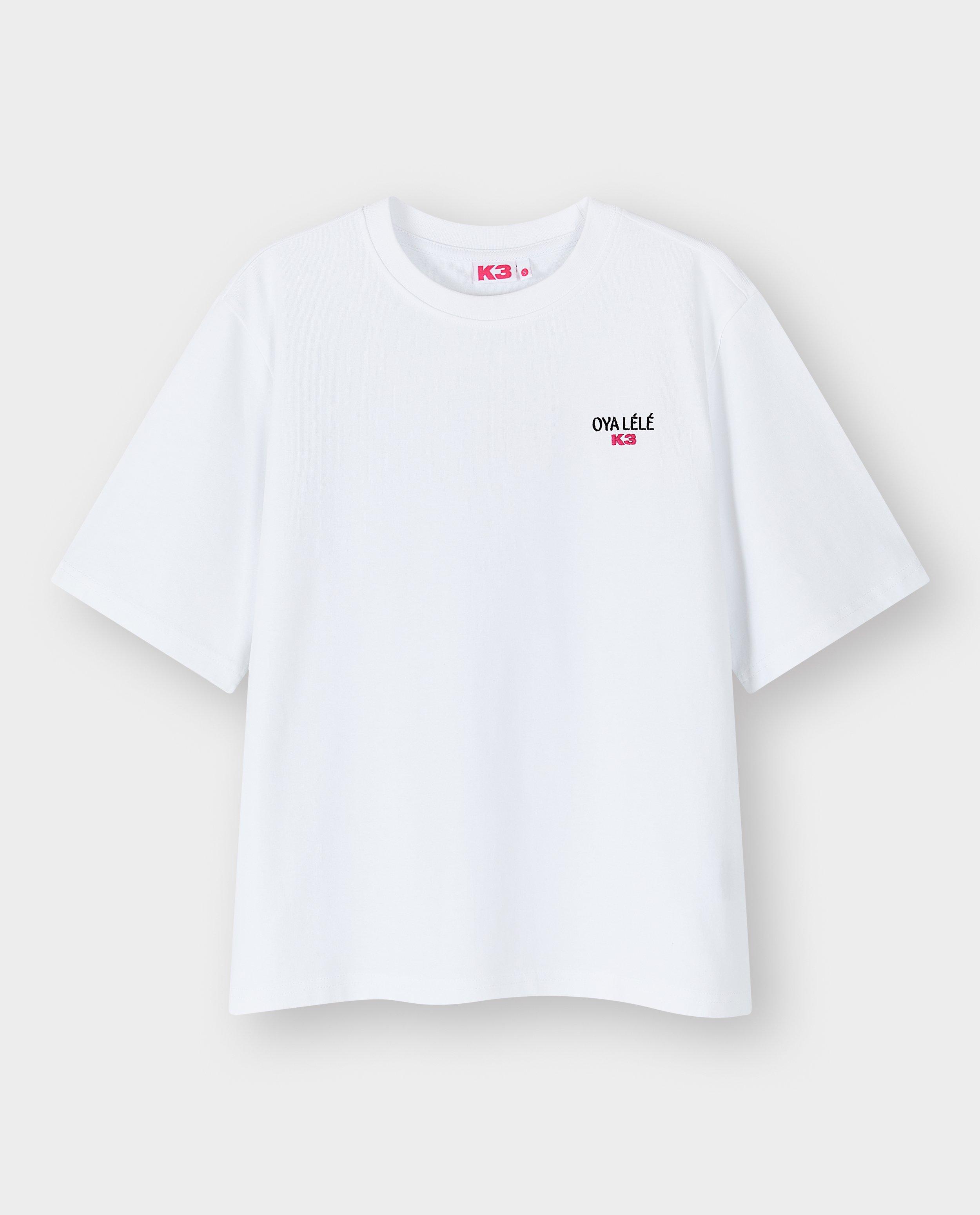 T-shirt met backprint Oya l&eacute;l&eacute;, XS-XXL - Product Detail - wit - afbeelding nummer 5