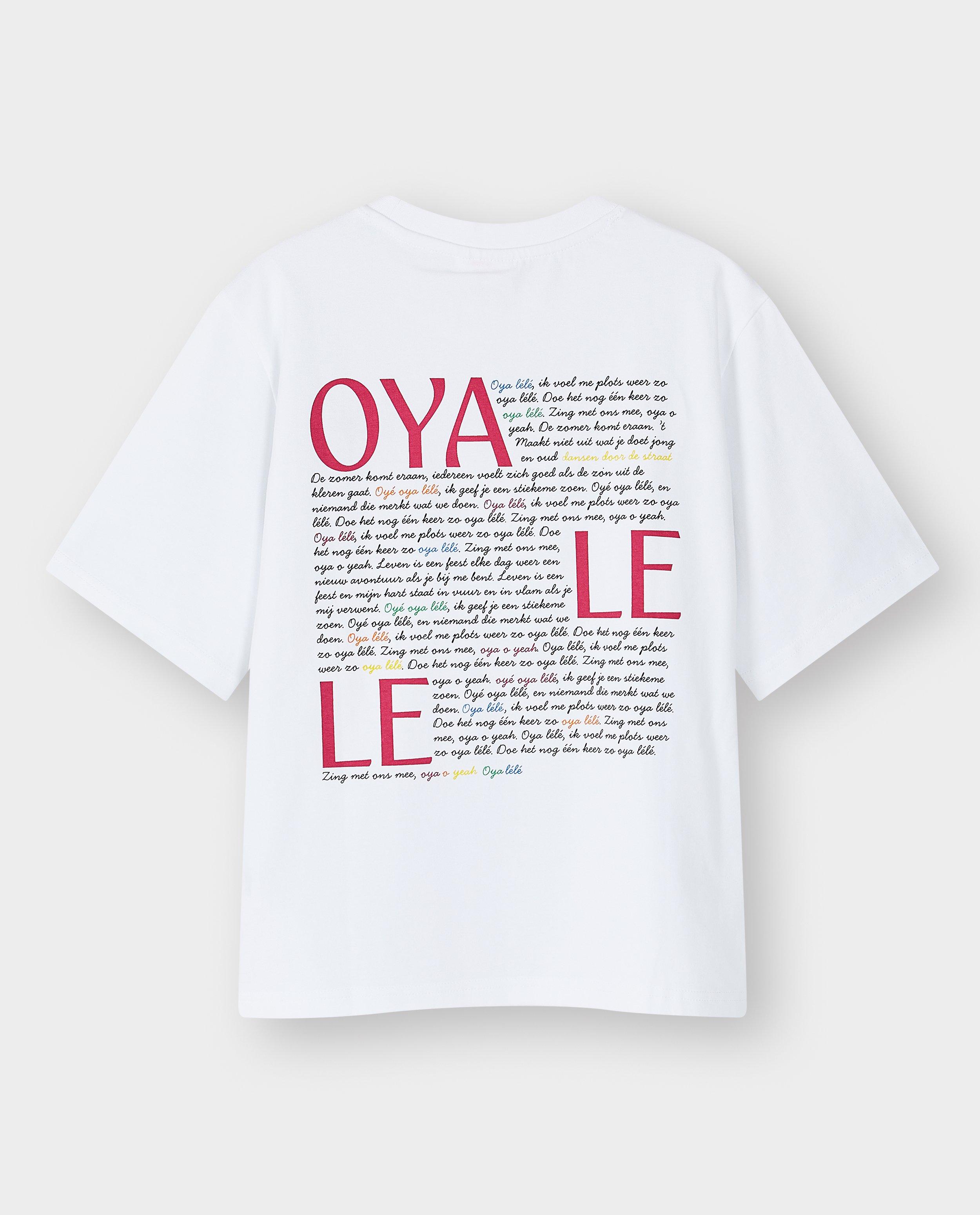 T-shirt met backprint Oya l&eacute;l&eacute;, XS-XXL - Product Detail - wit - afbeelding nummer 6