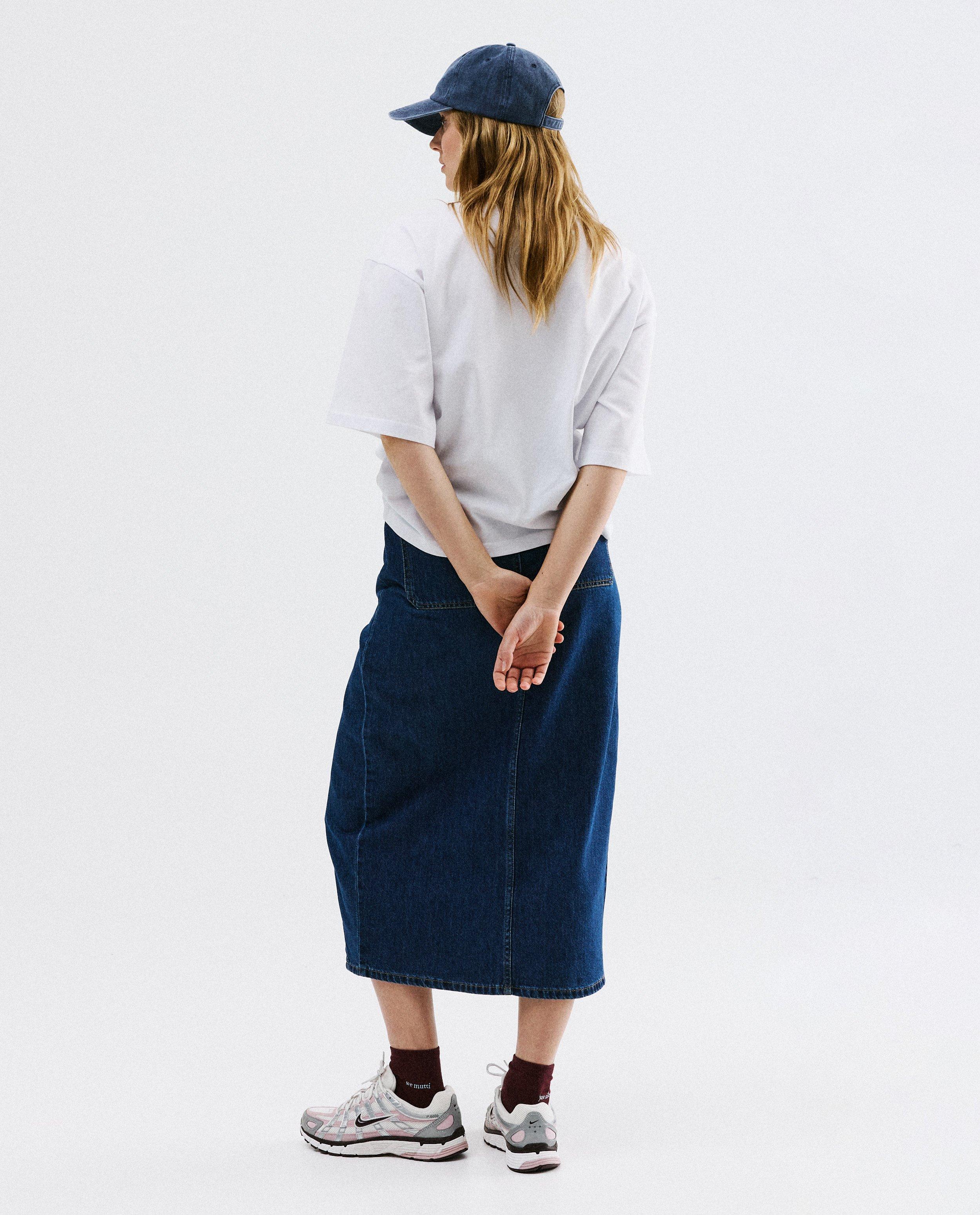 T-shirt met metallic opschrift, oversized fit - Product Detail - wit - afbeelding nummer 3