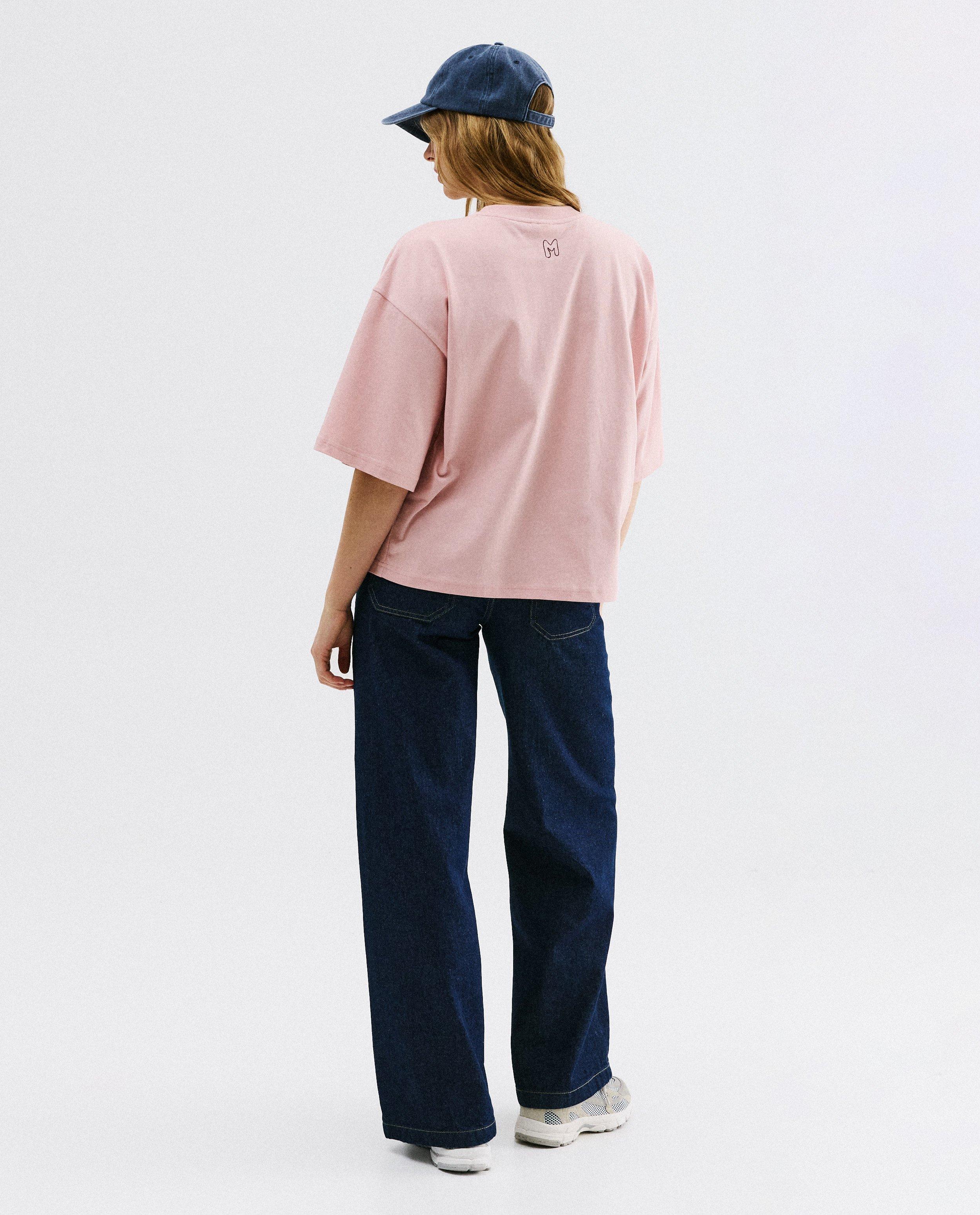 T-shirt We mutti just niks, oversized fit - Product Detail - lichtroze - afbeelding nummer 3