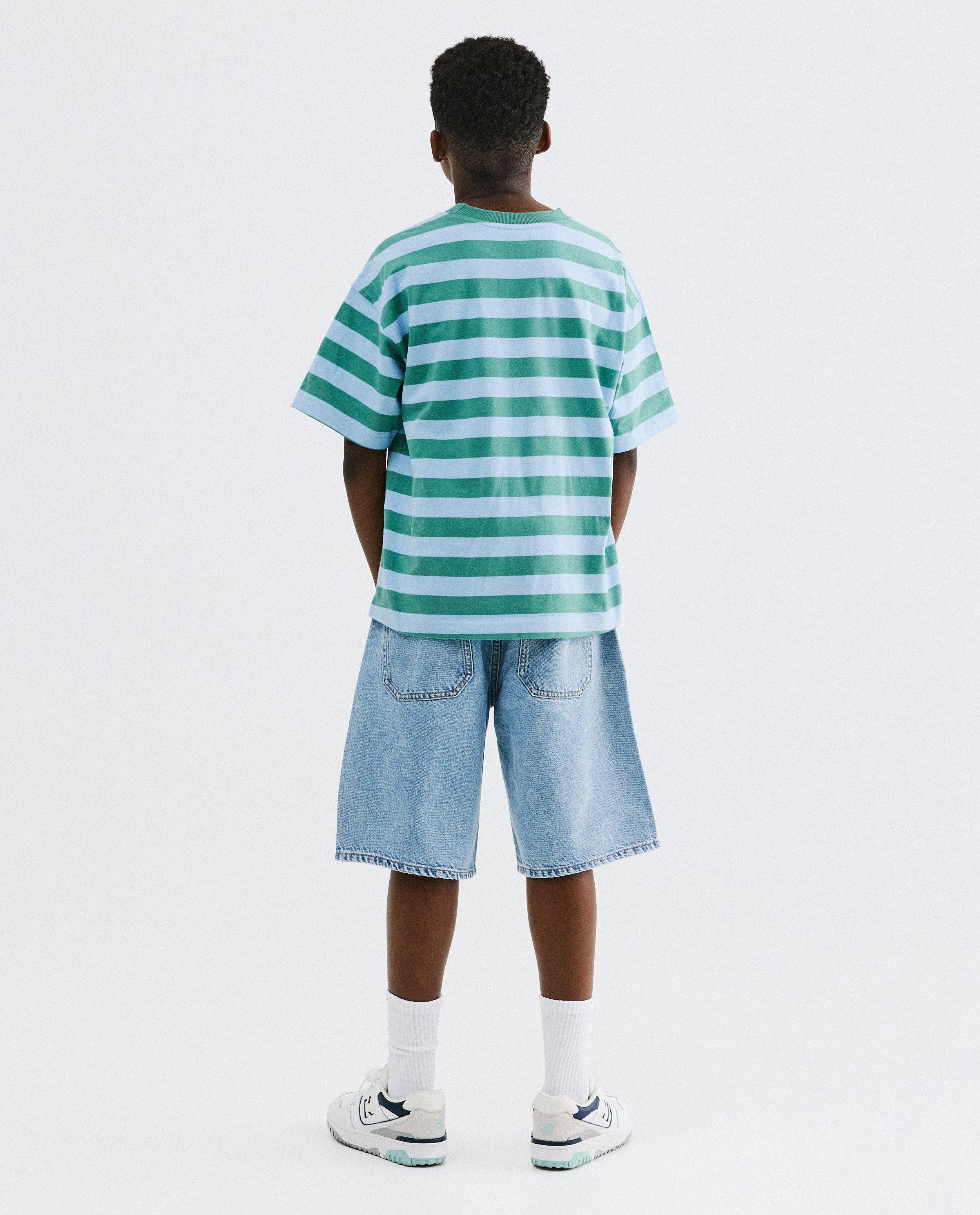T-shirt met strepen, loose fit - Product Detail - khaki - afbeelding nummer 3