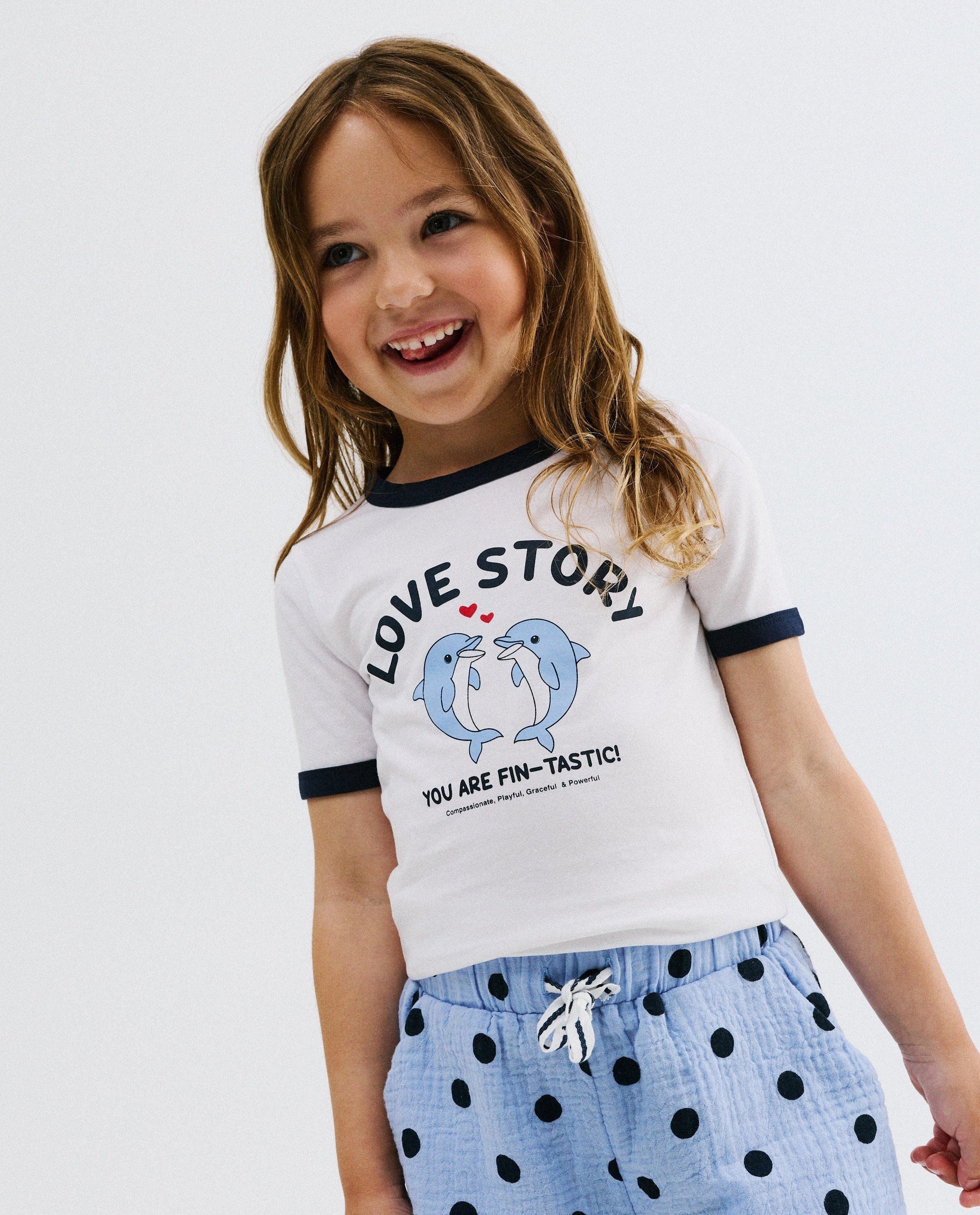 T-shirt met print dolfijnen - Product Detail - donkerblauw - afbeelding nummer 1
