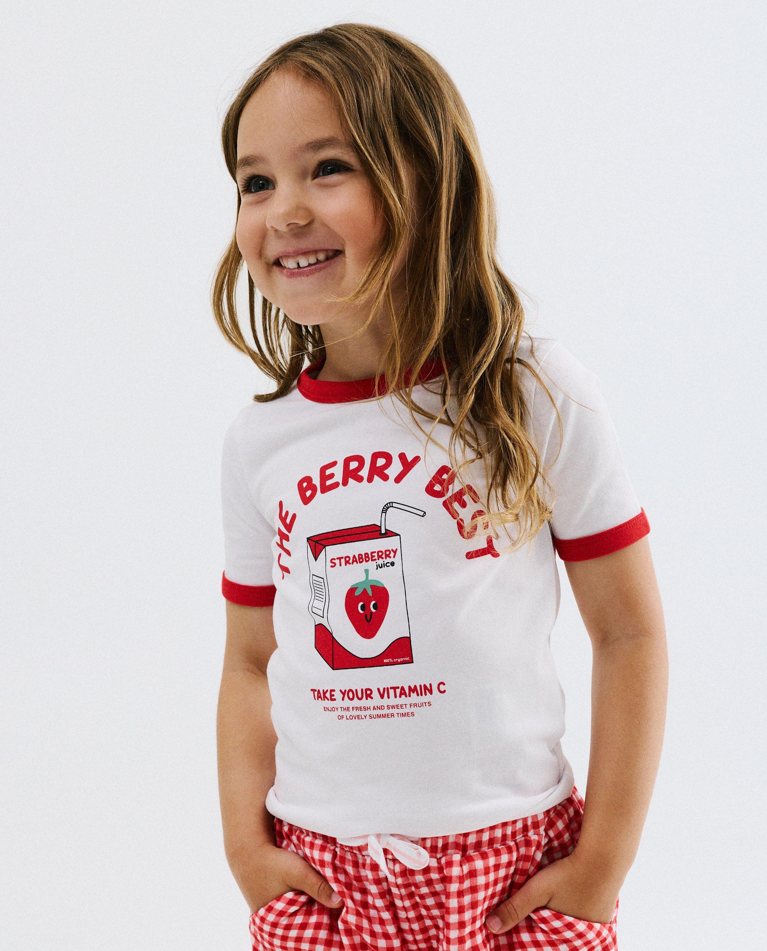 T-shirt met print hartjes