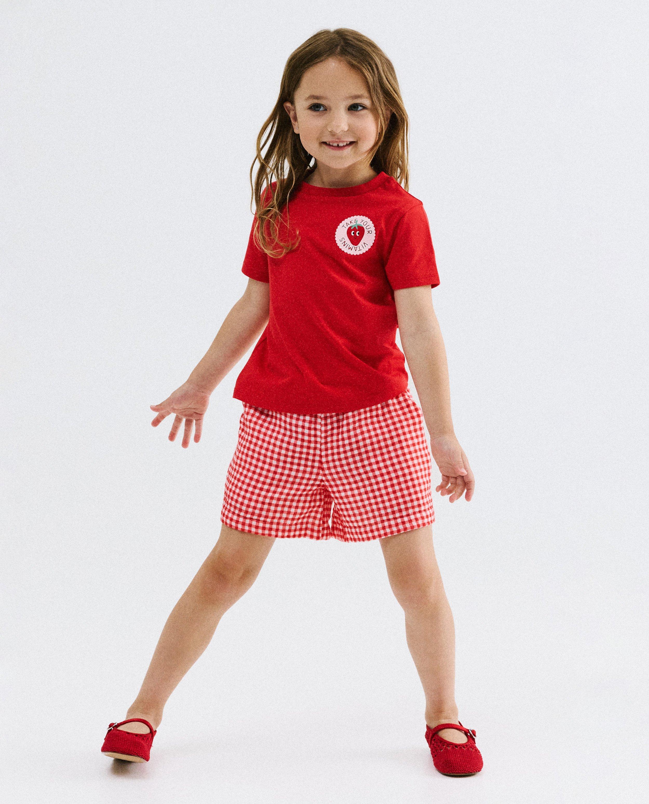 T-shirt met kleine print, relaxed fit - Product Detail - rood - afbeelding nummer 2