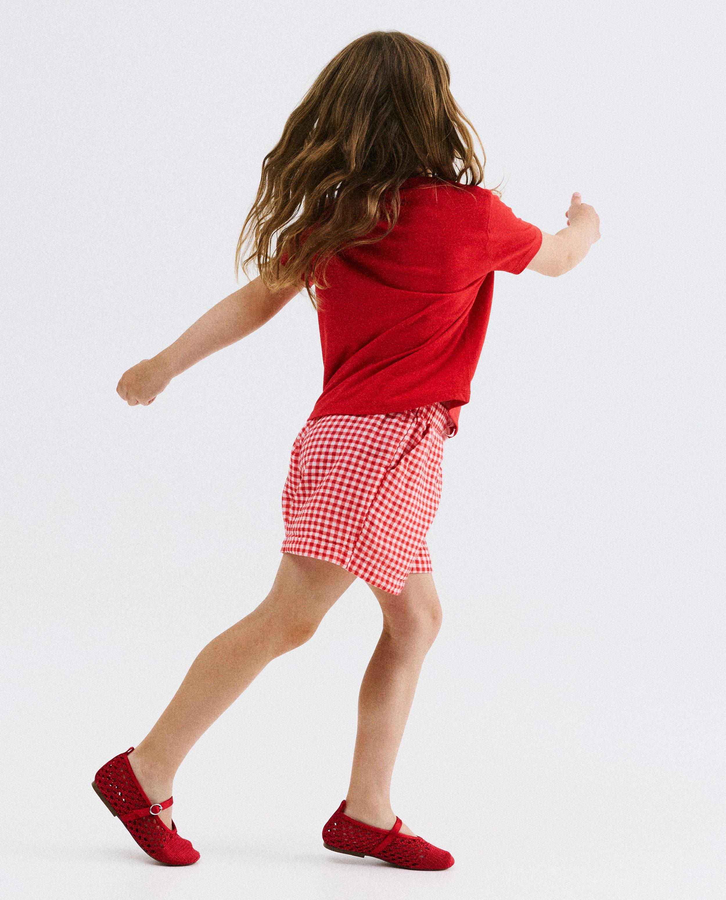 T-shirt met kleine print, relaxed fit - Product Detail - rood - afbeelding nummer 3