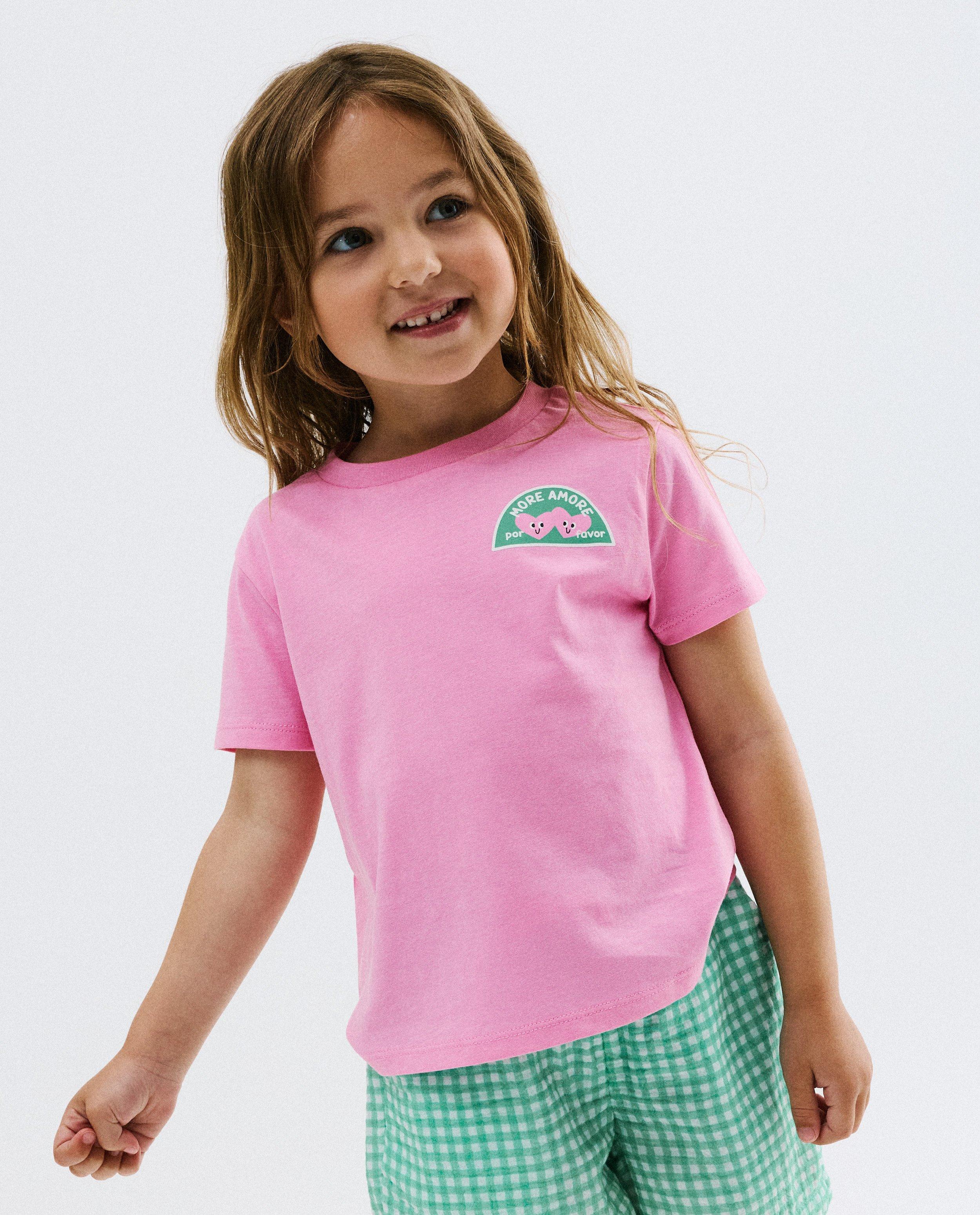 T-shirt met kleine print, relaxed fit