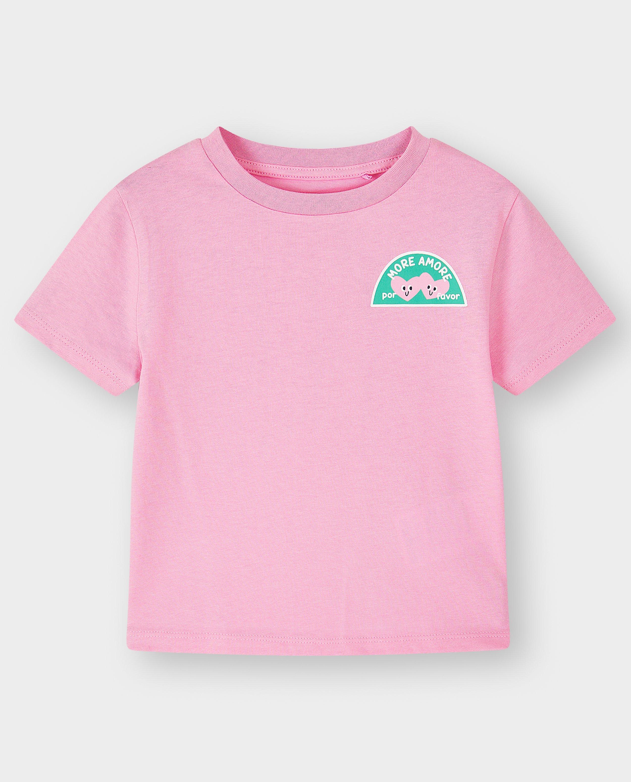 T-shirt met kleine print, relaxed fit - Product Detail - lichtroze - afbeelding nummer 5
