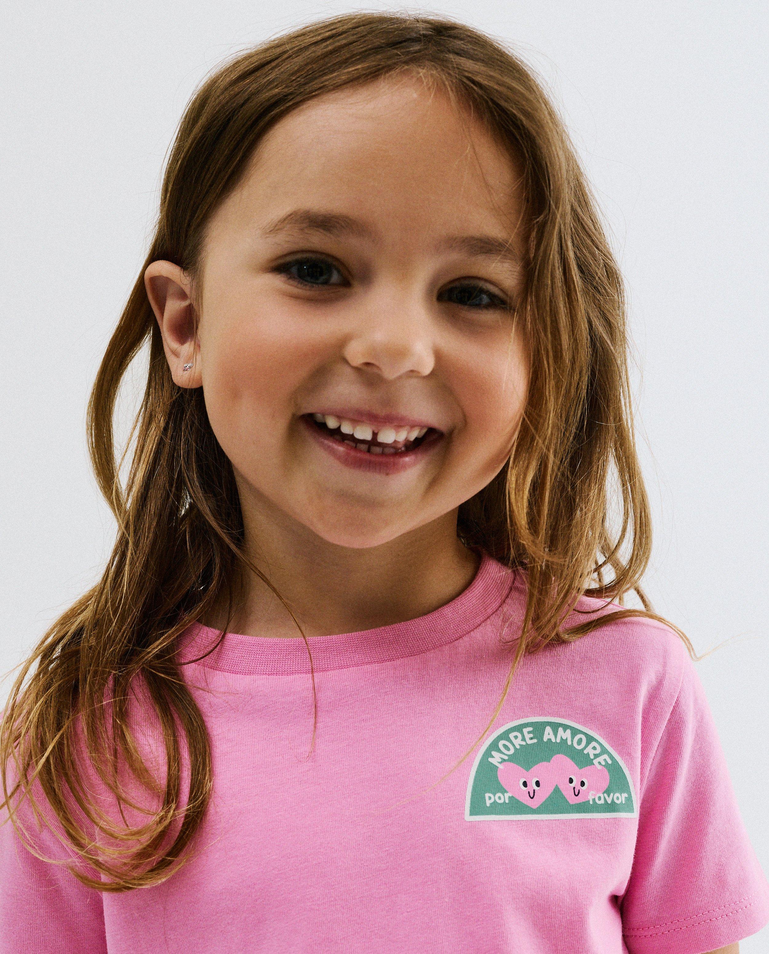 T-shirt met kleine print, relaxed fit - Product Detail - lichtroze - afbeelding nummer 4