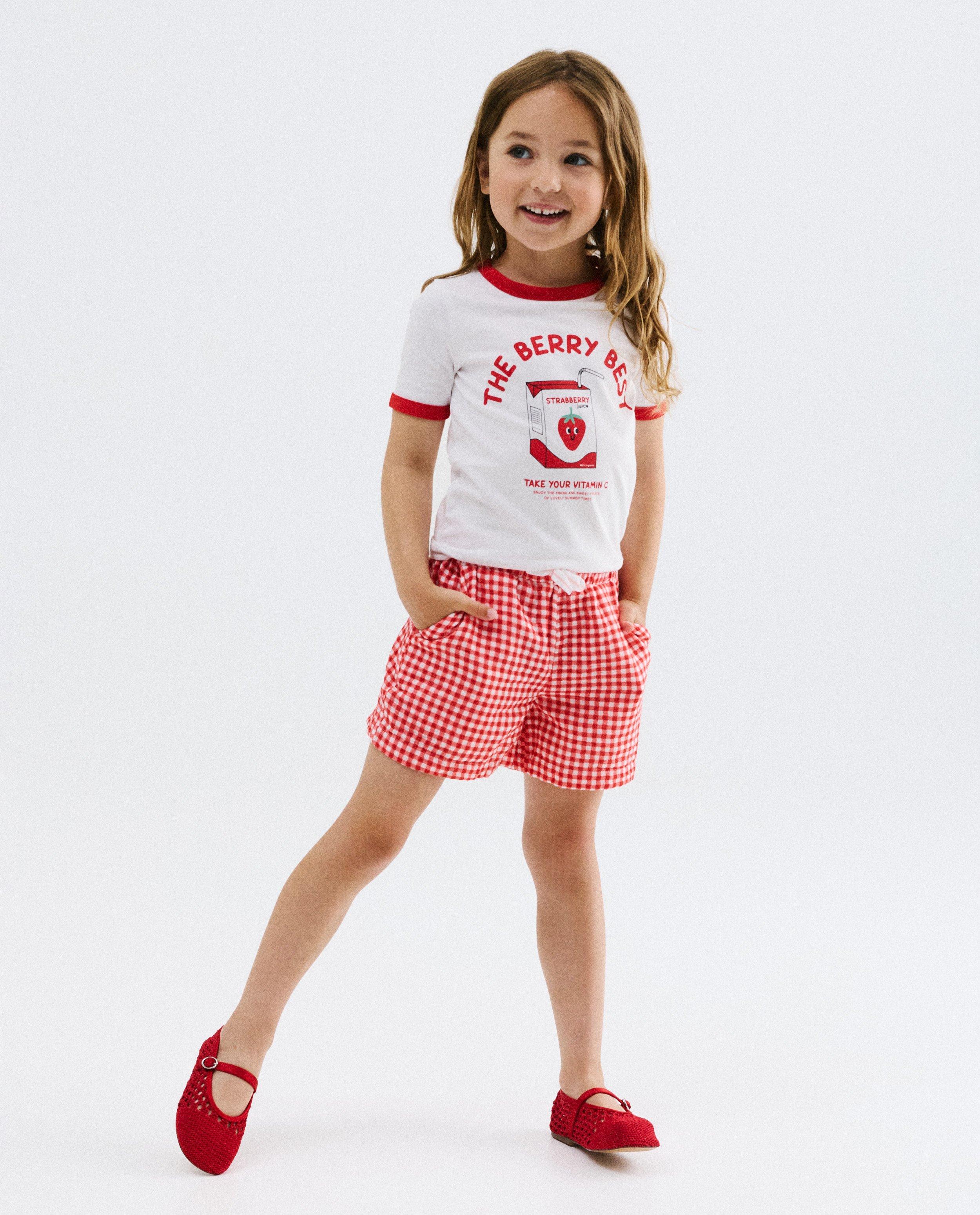 Tetra short met ruiten