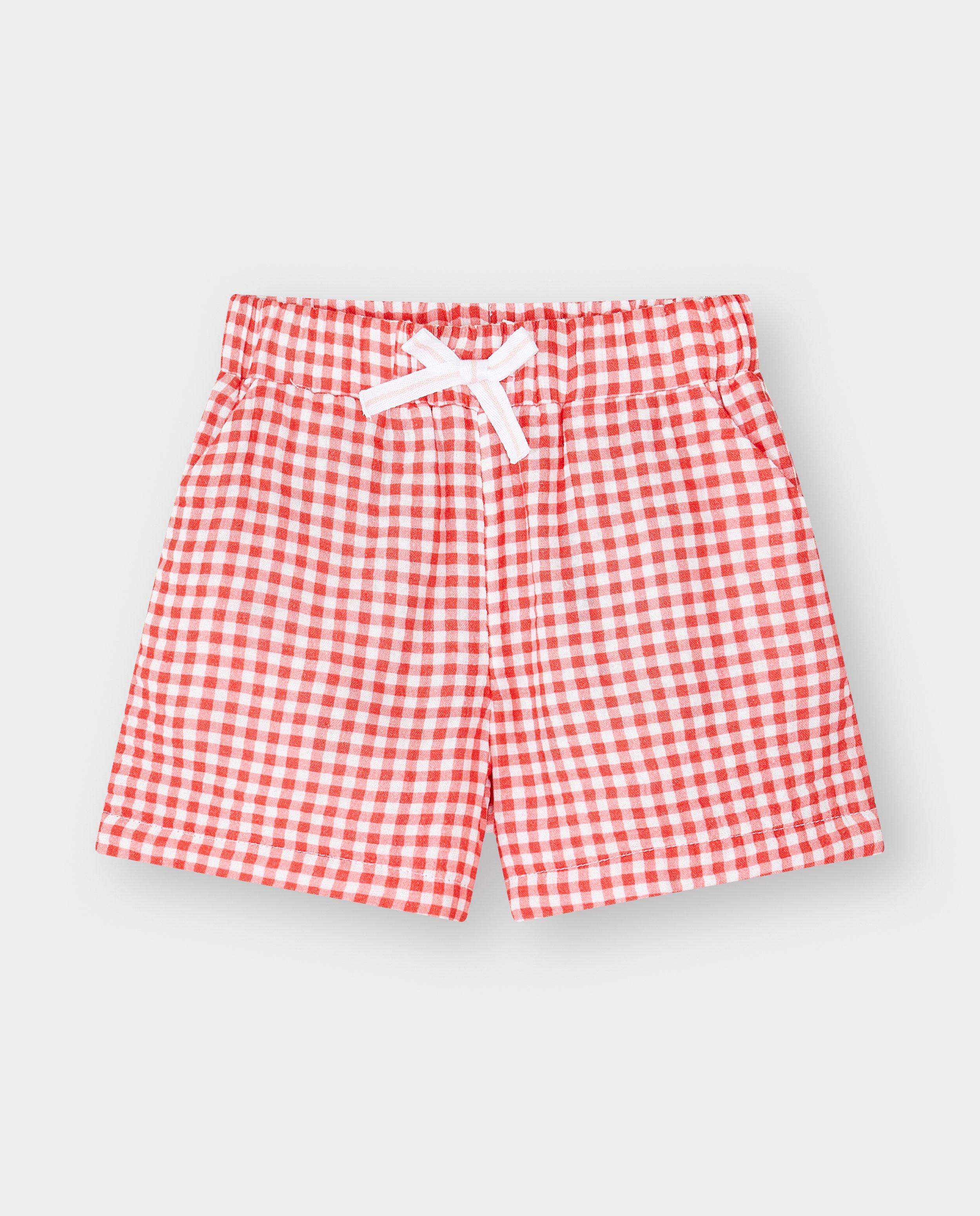 Tetra short met ruiten - Product Detail - rood - afbeelding nummer 4