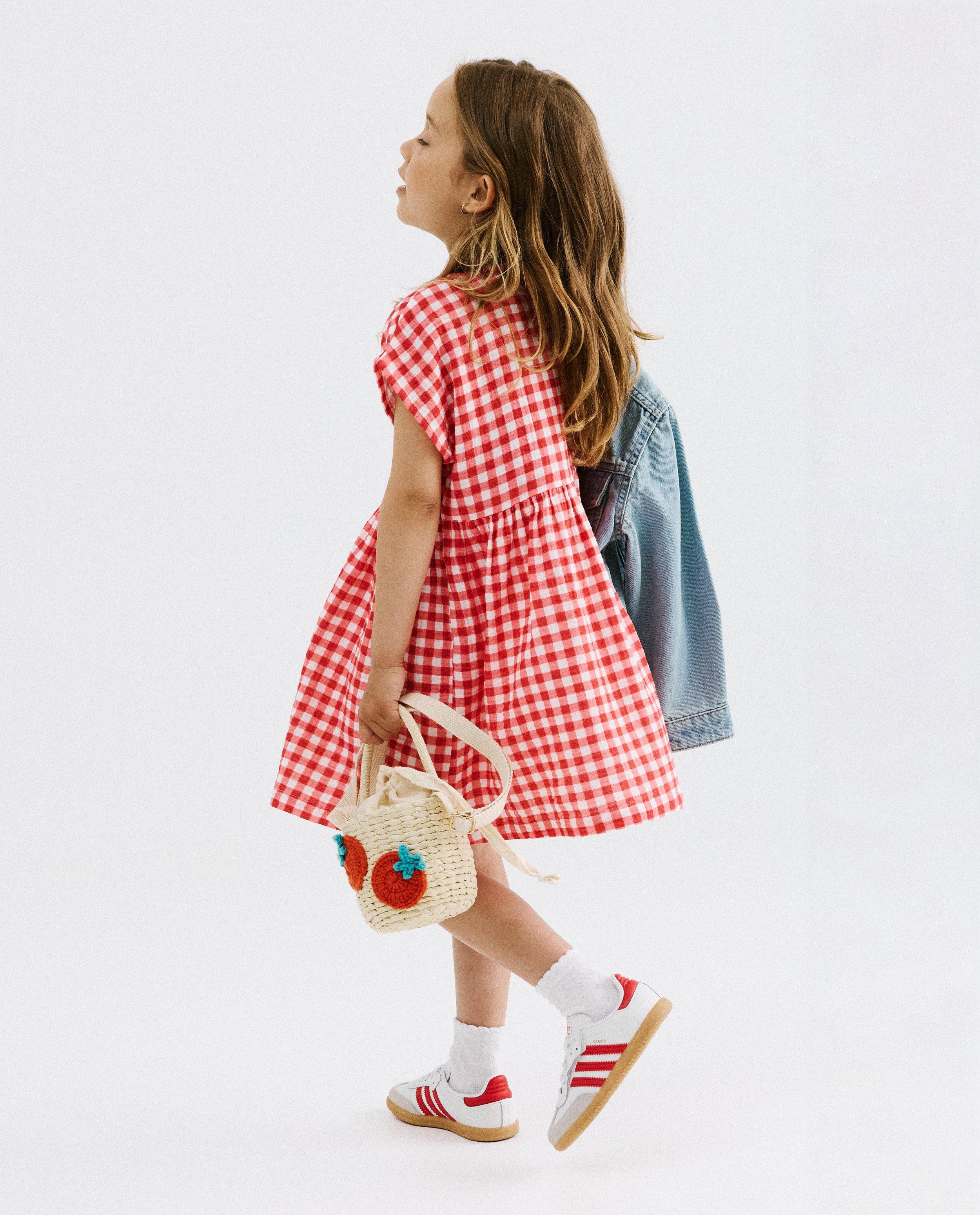Tetra jurk met ruiten - Product Detail - rood - afbeelding nummer 2