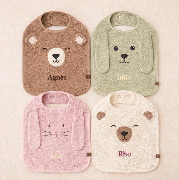Personnaliser bavette pour bébé