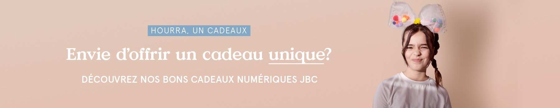 Bons cadeaux numérique JBC