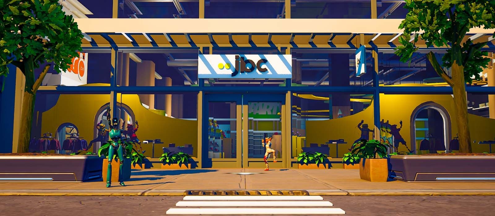 Explore la nouvelle magasin JBC dans Fornite !