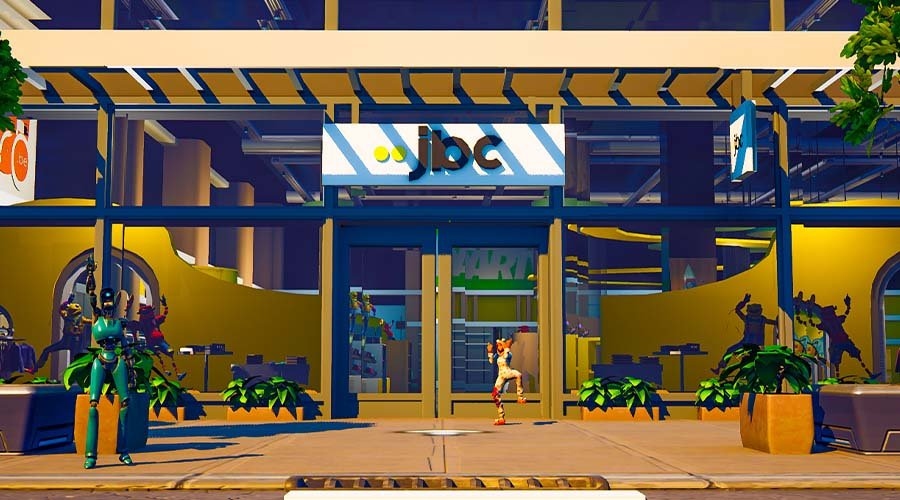 Explore la nouvelle magasin JBC dans Fornite !