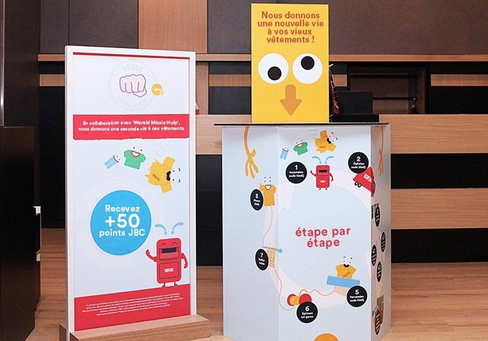 Boîtes de collecte JBC