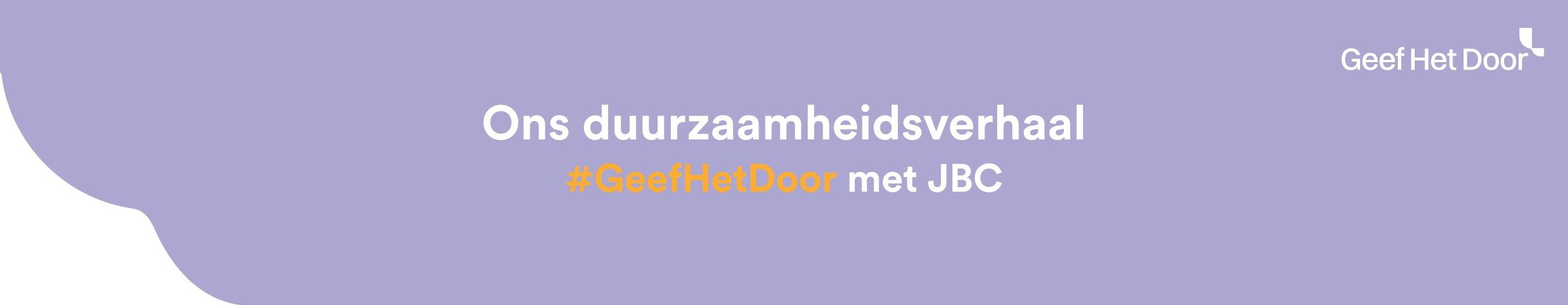 Samen met JBC naar meer duurzaamheid