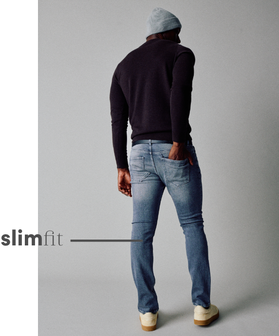 Denim Fit Slim Heren