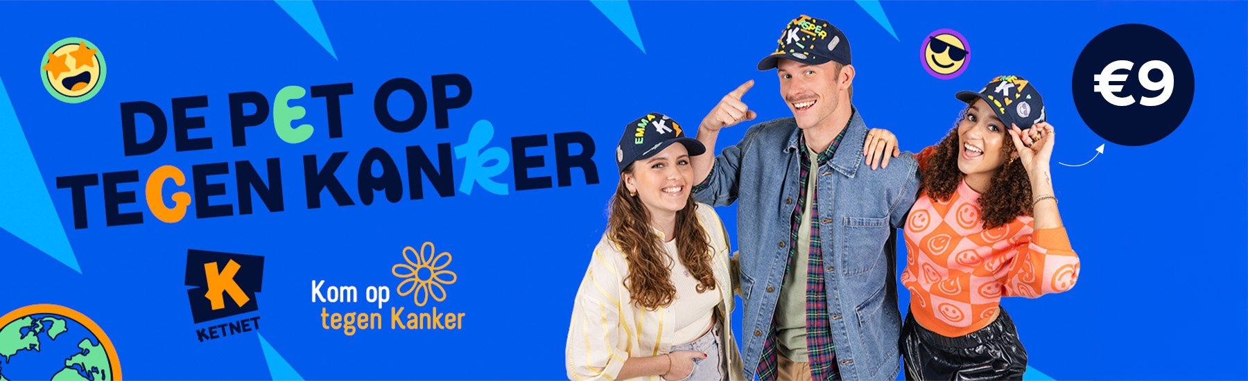 De pet op tegen kanker x JBC