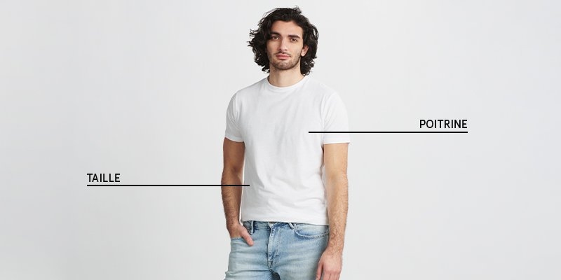 Tableau des taille hommes