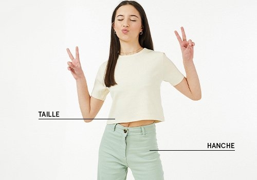 Tableau des tailles pour les filles