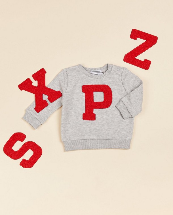 Sweat à lettre bébés N Sweat à lettre bébés N