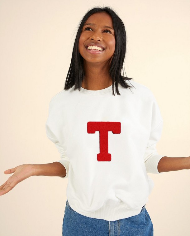 Lettersweater tiener F Lettersweater tiener F