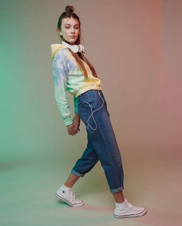Tie dye look Tie dye look