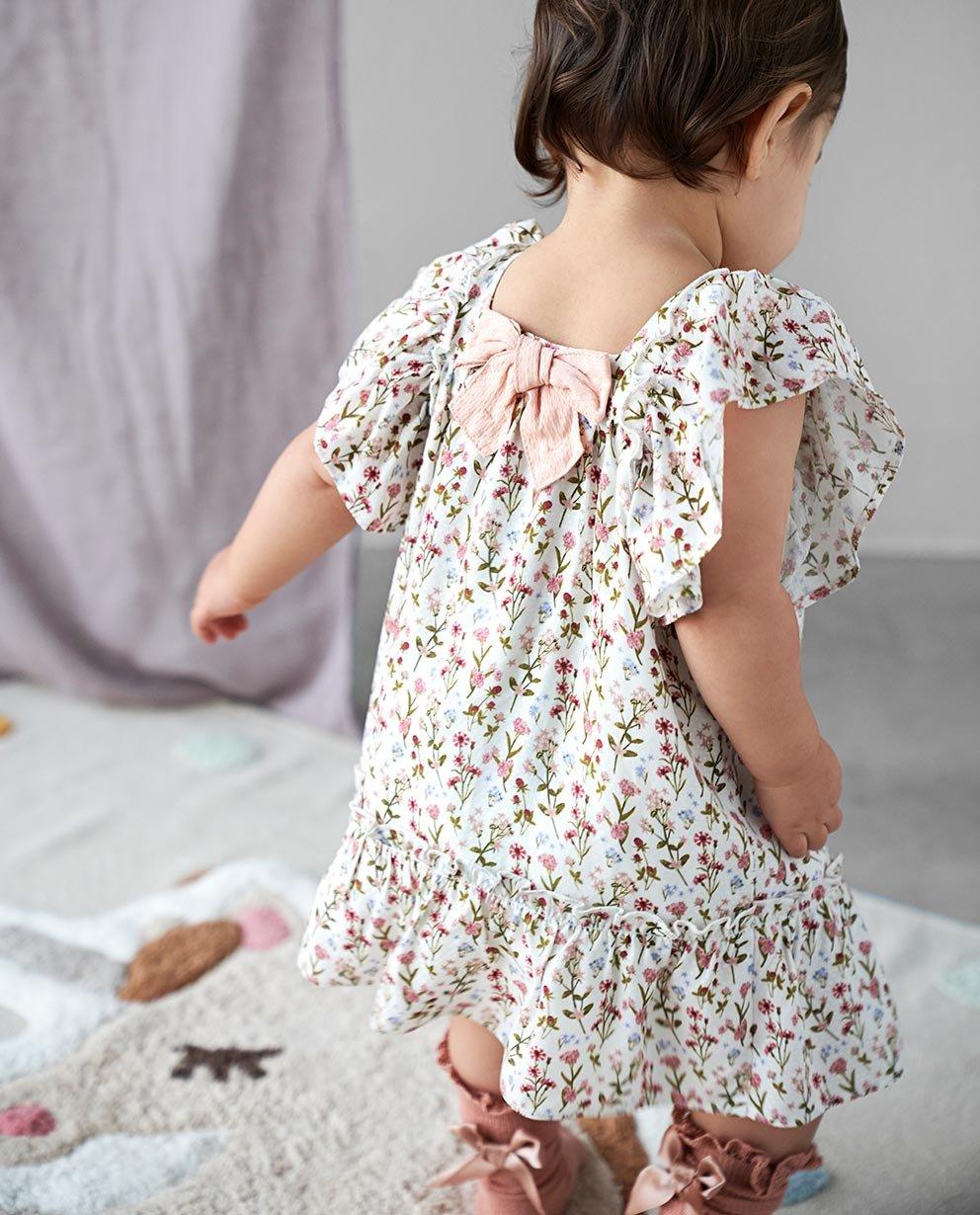 Fleurige baby outfit