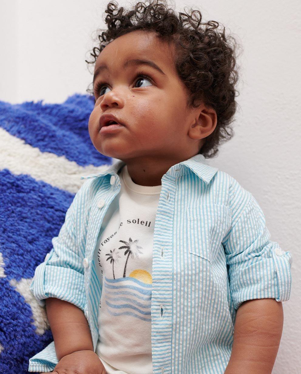 Schattig in aqua