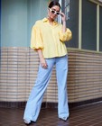Casual chic in zomers geel - null - 