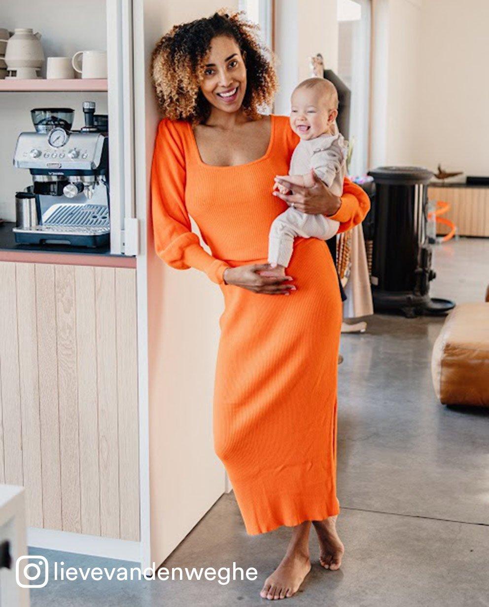 Elegant in oranje