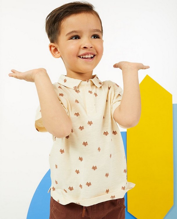 Comfy look met vosjesprint Comfy look met vosjesprint