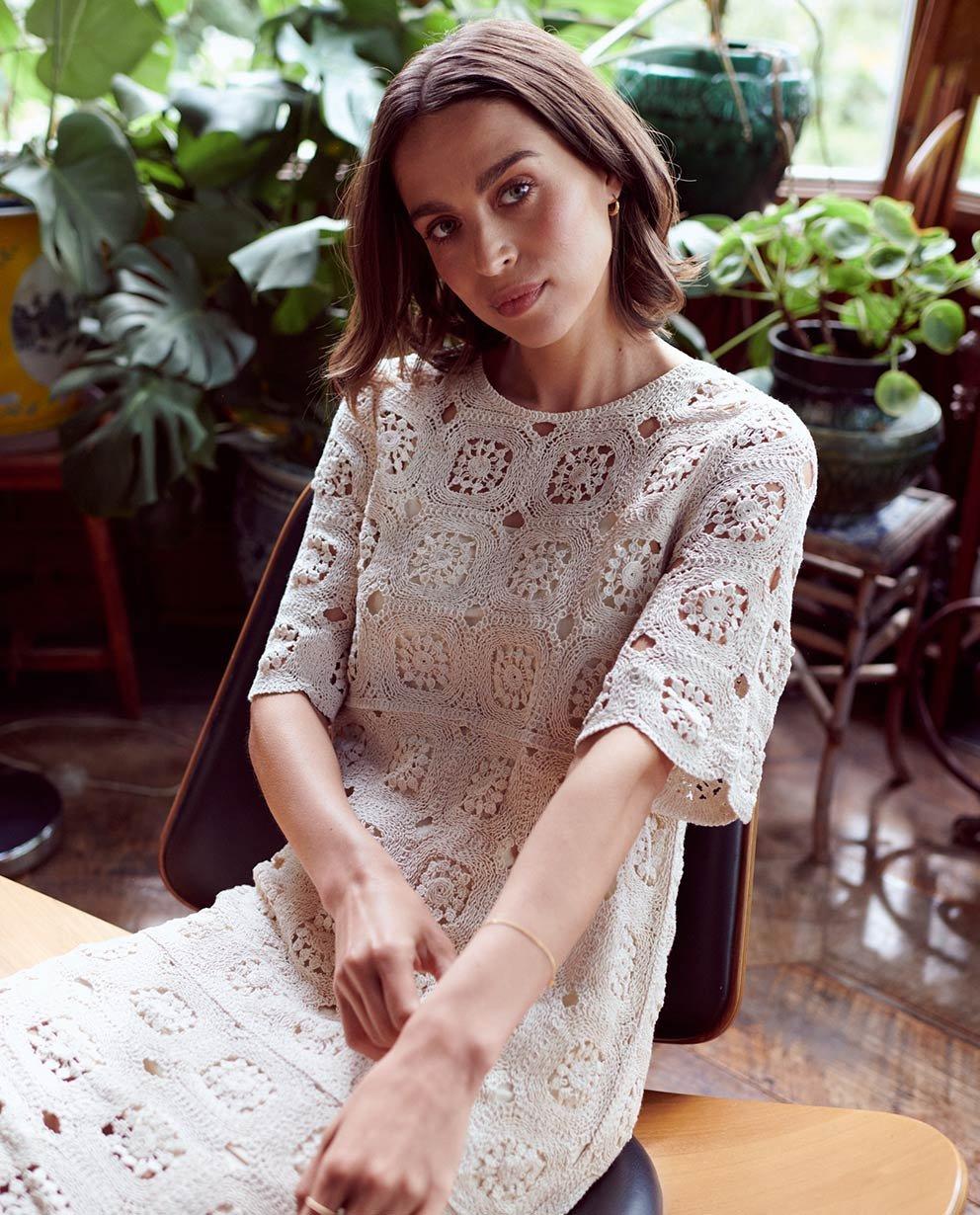 Robe d'été au crochet