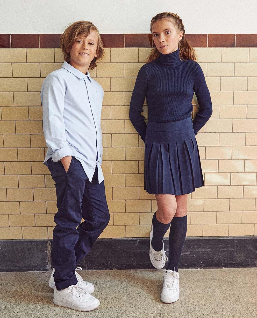 Net en casual schooluniform