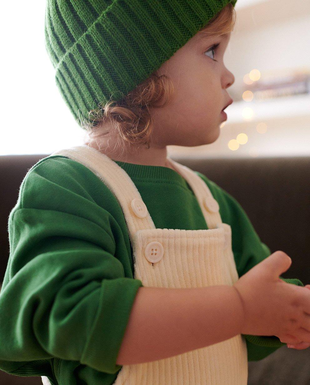 Zachte salopette outfit