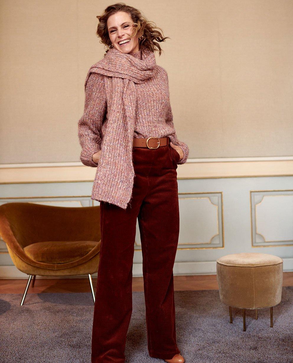 Cosy outfit van Dina Tersago - 