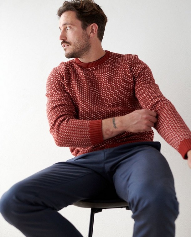 Pull rouge doux Pull rouge doux