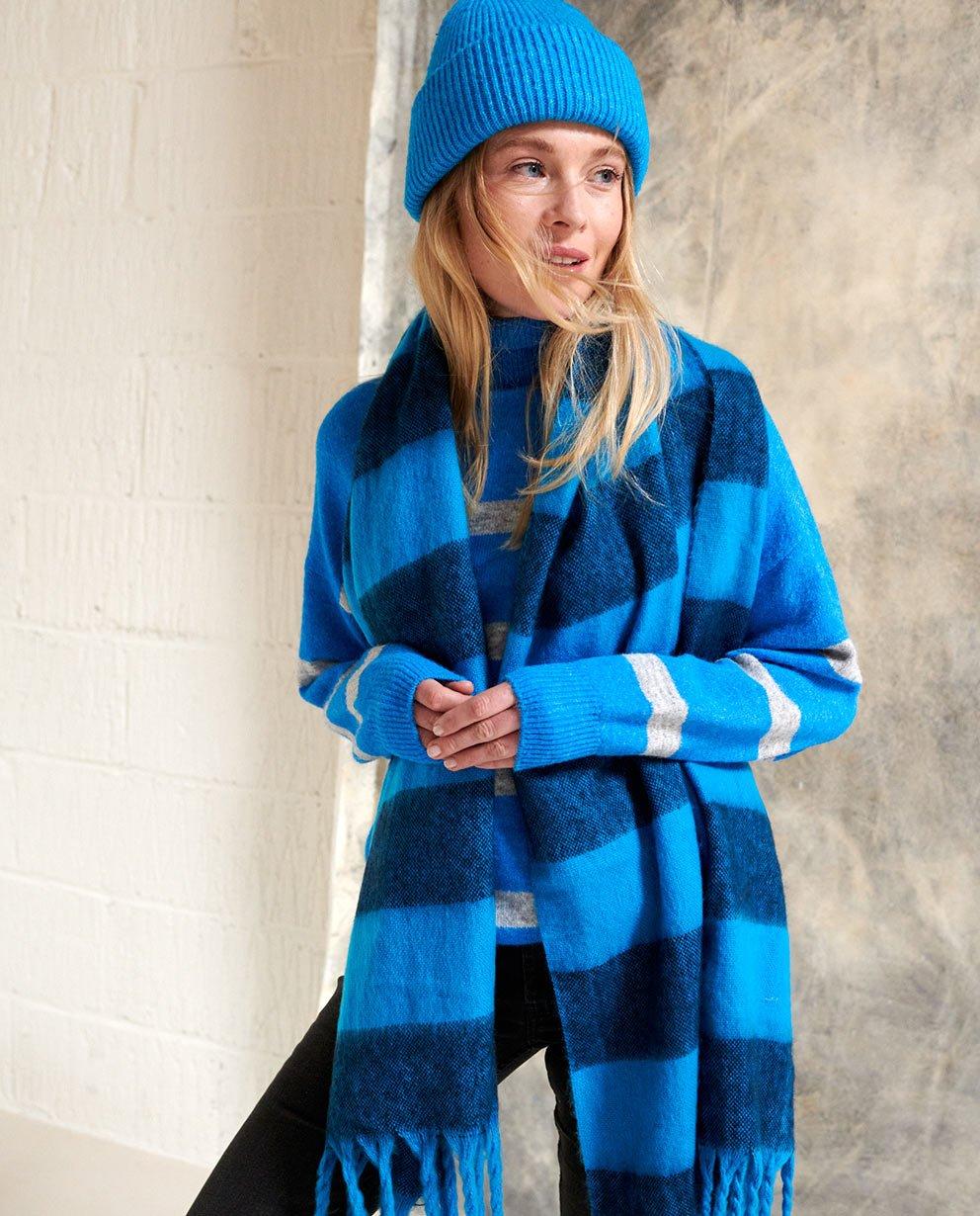 Stralend blauw
