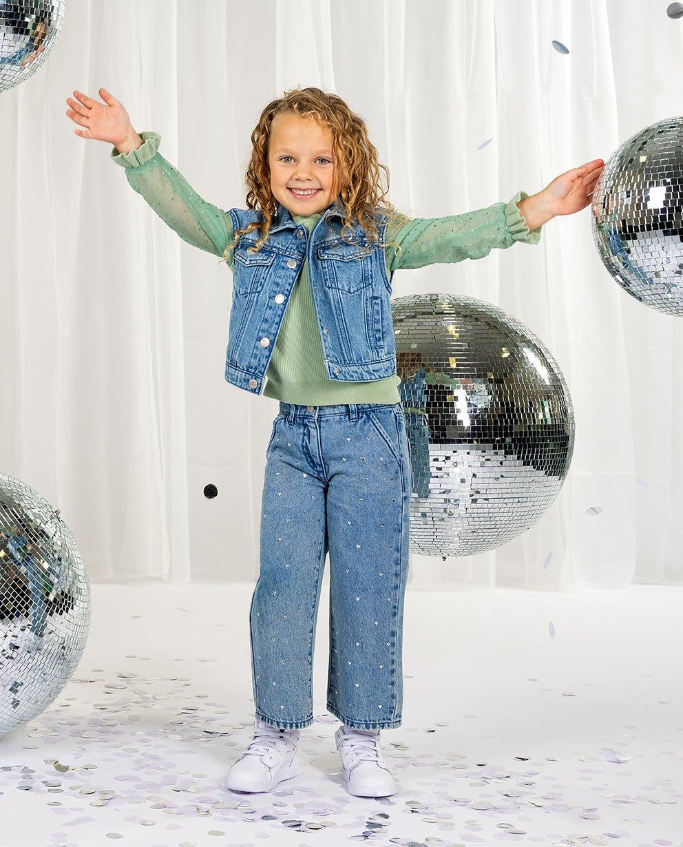 Feestelijke glitteroutfit