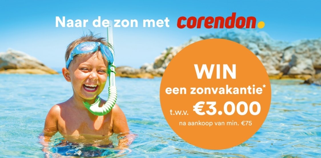Win een zonvakantie met Corendon