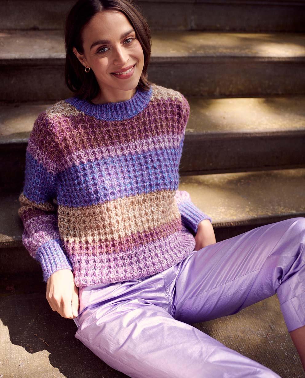 Purple & metallic look - 